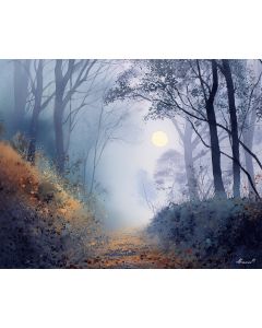 GHOSTLY AUTUMN PATH