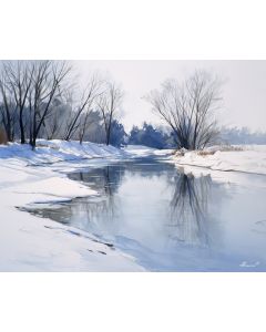 WINTER RIVER STILLNESS