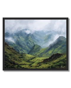 PERUVIAN MOUNTAIN RAIN - FRAMED