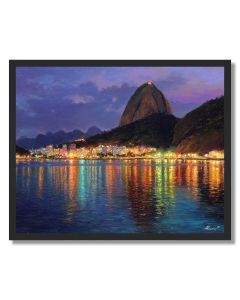 RIO SUGARLOAF EVENING - FRAMED