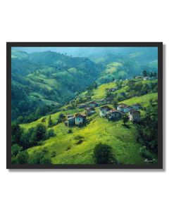 COLOMBIAN SUN HILLS - FRAMED