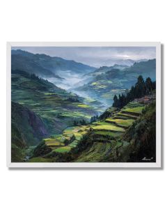 PERUVIAN RAIN VALLEY - FRAMED