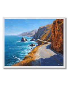 CHILEAN COAST ROAD - FRAMED