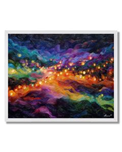 RIO NIGHT PARADE - FRAMED