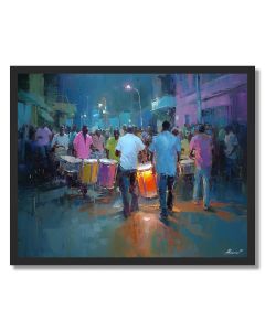 RIO STREET MUSIC - FRAMED