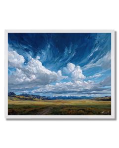 PATAGONIAN VALLEY SKY - FRAMED