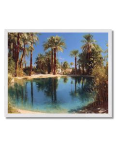 MOROCCAN OASIS LIGHT - FRAMED