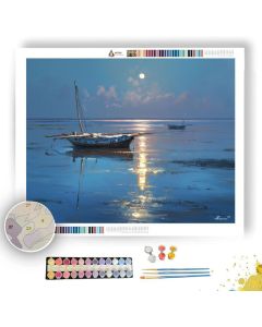 ZANZIBAR MOON HARBOR - Paint by Numbers Full Kit