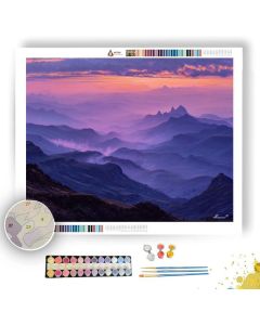 ETHIOPIAN HIGHLAND SKY - Paint by Numbers Full Kit