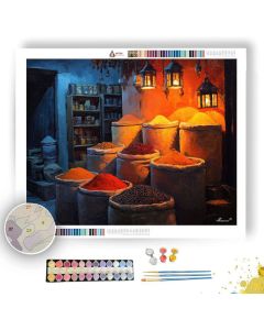 MOROCCAN DAWN MARKET - Paint by Numbers Full Kit