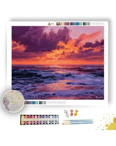 CAPE TWILIGHT SEA - Paint by Numbers Full Kit