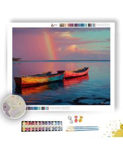 MADAGASCAR COAST RAINBOW - Paint by Numbers Full Kit