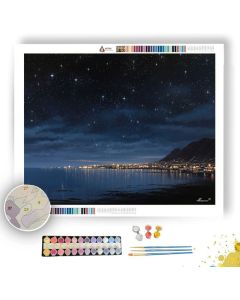 CAPE NIGHT LIGHTS - Paint by Numbers Full Kit