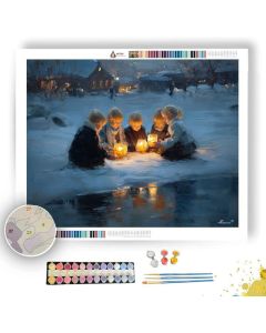 SWEDISH ST. LUCIA MORNING - Paint by Numbers Full Kit