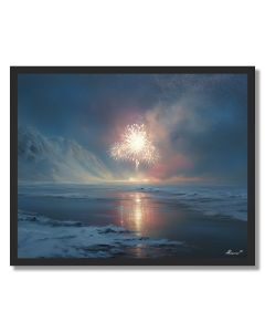 ICELANDIC NEW YEAR GLOW - FRAMED