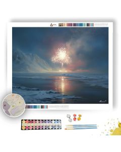 ICELANDIC NEW YEAR GLOW - Paint by Numbers Full Kit