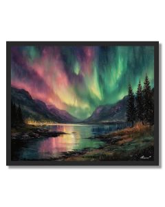 NORDIC AURORA EVE - FRAMED