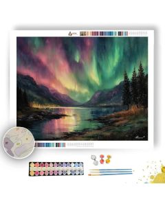 NORDIC AURORA EVE - Paint by Numbers Full Kit