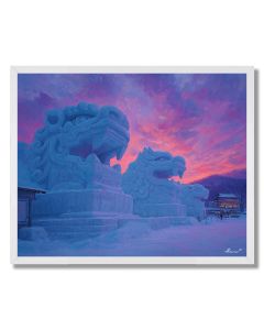 JAPANESE SNOW FESTIVAL - FRAMED