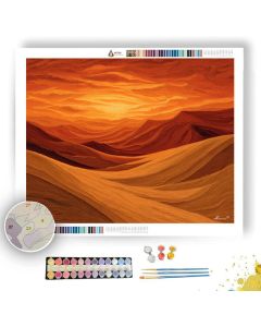 DESERT DUNE GLOW - Paint by Numbers Full Kit