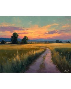 COUNTRY ROAD SUNSET