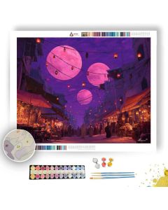 THE LUNAR MARKET - Paint by Numbers Full Kit