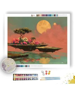 THE FLOATING GARDENS - Paint by Numbers Full Kit