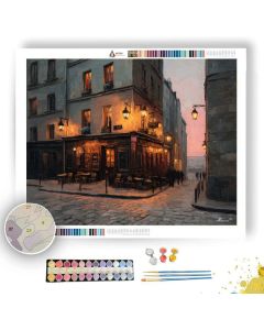 EVENING LIGHT IN PARIS - Paint by Numbers Full Kit