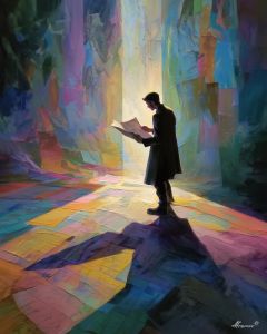 MAN WITH MAPS