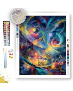 JUGGLERS NIGHT - Paint by Numbers Full Kit