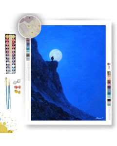 MAN AND THE MOON - Paint by Numbers Full Kit