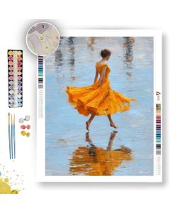 DANCER IN RAIN - Paint by Numbers Full Kit