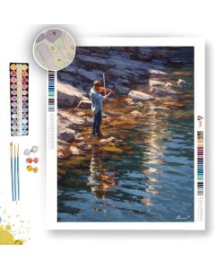 RIVER VIOLINIST - Paint by Numbers Full Kit