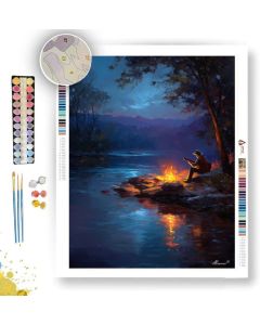 RIVER GUITAR - Paint by Numbers Full Kit