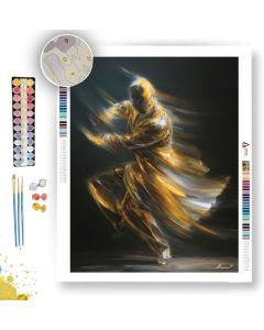 DANCER IN GOLD - Paint by Numbers Full Kit