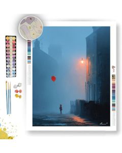 CHILD WITH A BALLOON - Paint by Numbers Full Kit