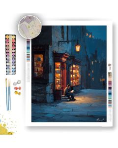 BOOKSELLERS EVENING - Paint by Numbers Full Kit