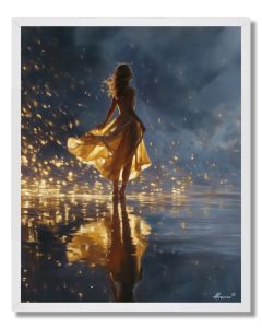 WOMAN IN THE STORM - FRAMED