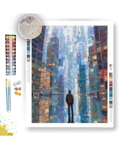 DREAMER IN THE CITY - Paint by Numbers Full Kit