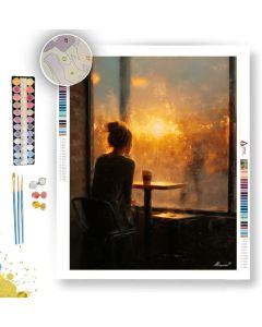 COFFEE SHOP WRITER - Paint by Numbers Full Kit