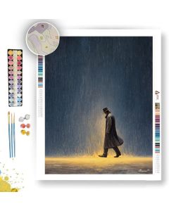 WALKER IN THE STORM - Paint by Numbers Full Kit