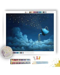THE BLUE TEAPOT SKY - Paint by Numbers Full Kit