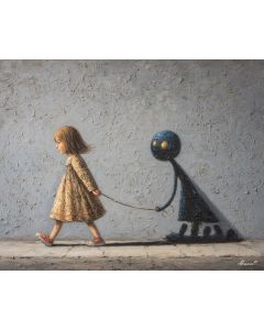 GIRL AND HER SHADOW FRIEND