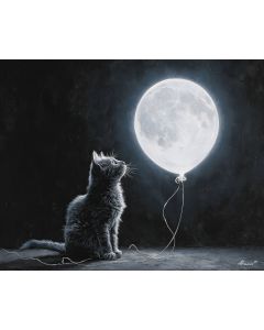 CAT AND THE MOON BALLOON