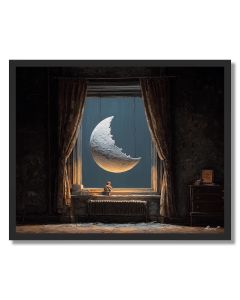 THE PAPER MOON DREAMER - FRAMED