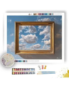 CLOUDS IN A FRAME - Paint by Numbers Full Kit