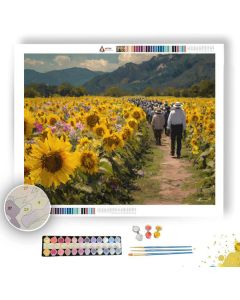 SUNFLOWER PARADE - Paint by Numbers Full Kit