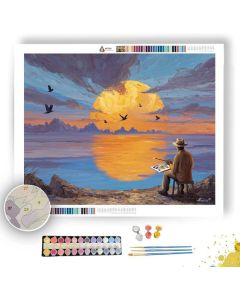 SUNSET SKETCHER - Paint by Numbers Full Kit