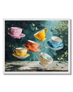 FLOATING TEA PARTY - FRAMED