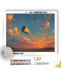 PAINT CAN SKY - Paint by Numbers Full Kit